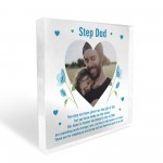 Step Dad Gifts For Birthday Christmas PERSONALISED Photo Block