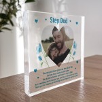 Step Dad Gifts For Birthday Christmas PERSONALISED Photo Block