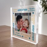 Godfather Gifts Personalised Photo Block Gift For Godfather