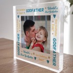 Godfather Gifts Personalised Photo Block Gift For Godfather