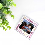 Nanny Gifts Personalised Photo Block Gift For Nanny Nanna