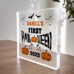 Personalised My First Halloween Ornament Halloween Decoration