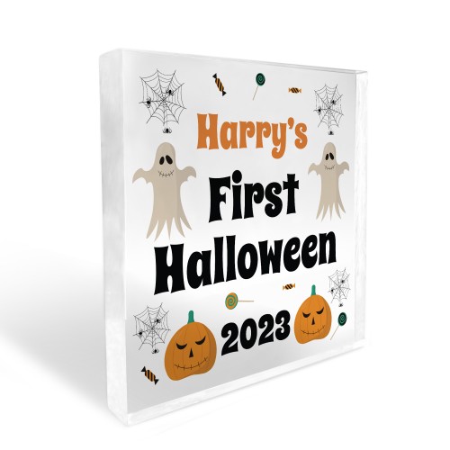 Personalised My First Halloween Gift Halloween Decoration Baby