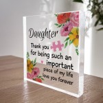 Gifts for Daughter Acrylic Block Daughter Gifts Birthday Gifts