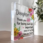 Gifts for Daughter Acrylic Block Daughter Gifts Birthday Gifts