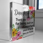 Gifts for Daughter Acrylic Block Daughter Gifts Birthday Gifts