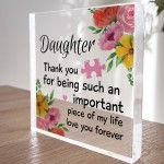 Gifts for Daughter Acrylic Block Daughter Gifts Birthday Gifts