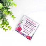 Friendship Gift For Women Acrylic Block Friendship Sign