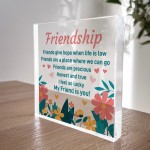 Friendship Sign Poem Friendship Gifts Best Friend Gifts