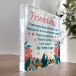 Friendship Sign Poem Friendship Gifts Best Friend Gifts