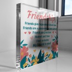 Friendship Sign Poem Friendship Gifts Best Friend Gifts