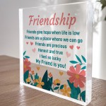 Friendship Sign Poem Friendship Gifts Best Friend Gifts