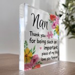 Gifts for Nan Acrylic Block Mum Gifts Nan Birthday Gifts Ideas