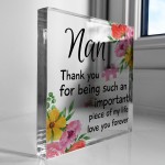 Gifts for Nan Acrylic Block Mum Gifts Nan Birthday Gifts Ideas