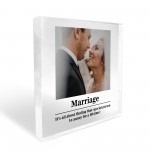 Marriage Sign Personalised Wedding Anniversary Gift For Husband