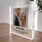 Marriage Sign Personalised Wedding Anniversary Gift For Husband