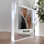 Marriage Sign Personalised Wedding Anniversary Gift For Husband