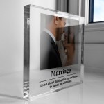 Marriage Sign Personalised Wedding Anniversary Gift For Husband