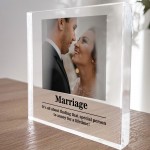 Marriage Sign Personalised Wedding Anniversary Gift For Husband