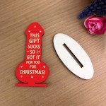 Funny Christmas Secret Santa Stocking Filler Joke Gift