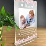 PERSONALISED Mum Photo Plaque Cute Mothers Day Birthday Keepsake