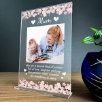 PERSONALISED Mum Photo Plaque Cute Mothers Day Birthday Keepsake