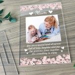 PERSONALISED Mum Photo Plaque Cute Mothers Day Birthday Keepsake