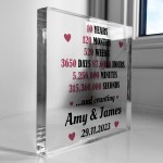 Husband Wife Gift For 10th Wedding Anniversary Personalised