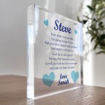 PERSONALISED Will You Walk Me Down The Aisle Dad Mum Brother Son