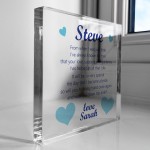 PERSONALISED Will You Walk Me Down The Aisle Dad Mum Brother Son