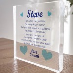 PERSONALISED Will You Walk Me Down The Aisle Dad Mum Brother Son