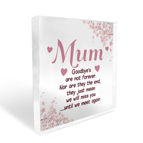 Mum Memorial Plaque For Mothers Day Birthday In Memory Plaque