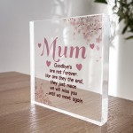 Mum Memorial Plaque For Mothers Day Birthday In Memory Plaque