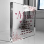 Mum Memorial Plaque For Mothers Day Birthday In Memory Plaque