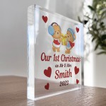 Our 1st Christmas As Mr And Mrs Personalised Block Wedding Gift