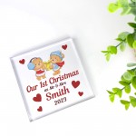 Our 1st Christmas As Mr And Mrs Personalised Block Wedding Gift