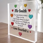 Personalised Teacher Gifts Thank You Gifts For Teacher Assistant