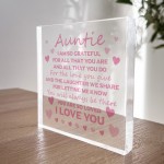 Auntie Gifts For Birthday Mothers Day Thank You Gift For Auntie