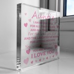 Auntie Gifts For Birthday Mothers Day Thank You Gift For Auntie