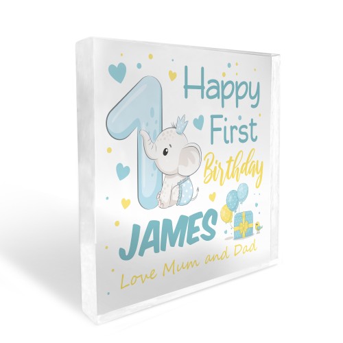 PERSONALISED 1st Birthday Gifts Baby Boy Son Grandson Gift