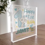 PERSONALISED 1st Birthday Gifts Baby Boy Son Grandson Gift