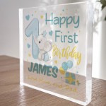 PERSONALISED 1st Birthday Gifts Baby Boy Son Grandson Gift