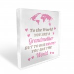 Grandma Birthday Gifts Grandma Gifts For Christmas Acrylic Block