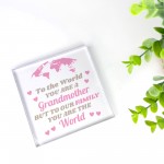 Grandma Birthday Gifts Grandma Gifts For Christmas Acrylic Block