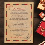 Personalised Letter From Santa Christmas Eve Box Filler Daughter