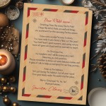 Personalised Letter From Santa Christmas Eve Box Filler Daughter