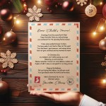 Personalised LETTER FROM SANTA Nice List Christmas Eve Box 