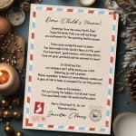 Personalised LETTER FROM SANTA Nice List Christmas Eve Box 