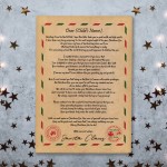 Personalised Letter From Santa Christmas Gifts For Daughter Son