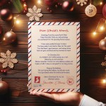 Personalised Letter from Santa Father Christmas Daughter Gift